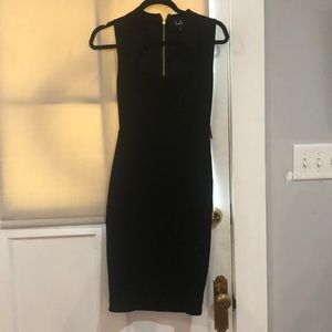 Black cocktail dress